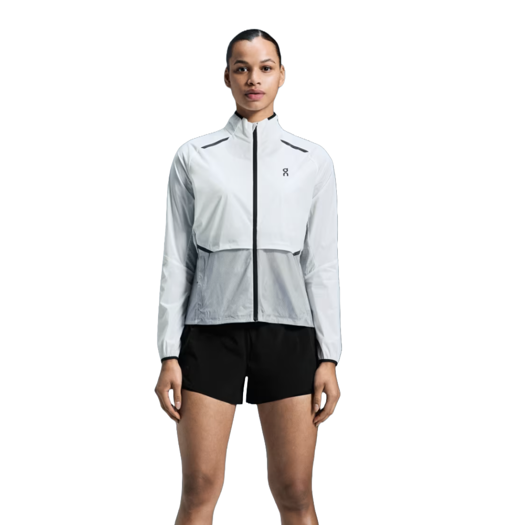 ON WOMEN'S WEATHER JACKET White/Glacier