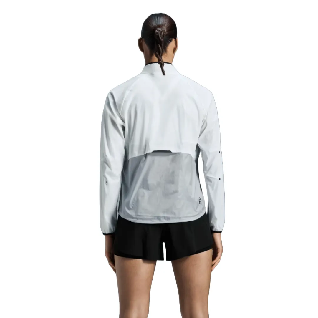 ON WOMEN'S WEATHER JACKET White/Glacier