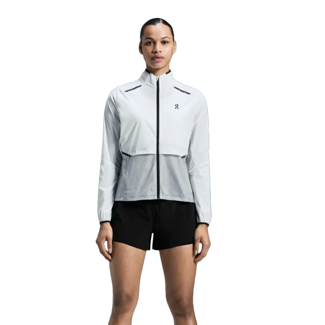 ON WOMEN'S WEATHER JACKET White/Glacier