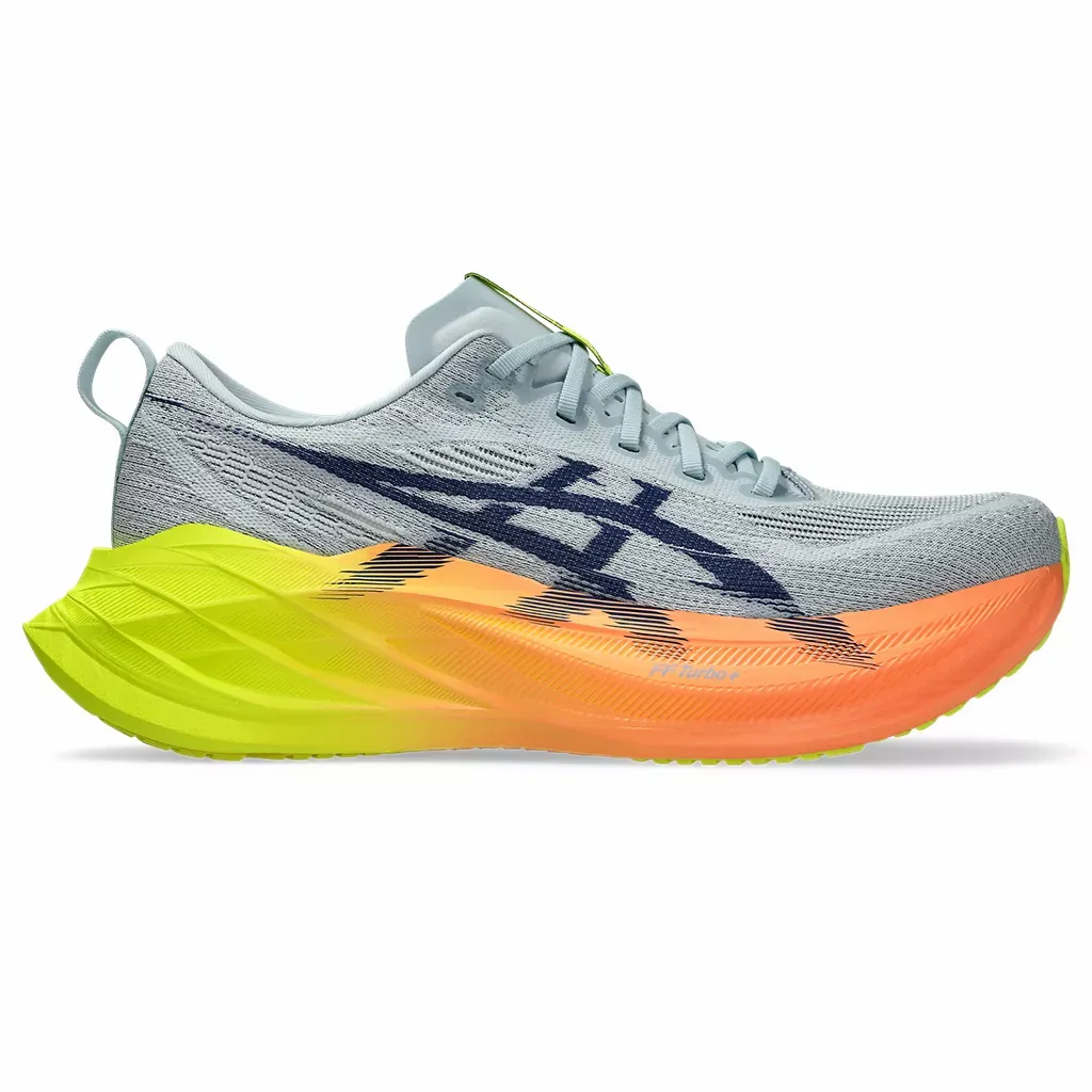 ASICS UNISEX SUPERBLAST 2 PARIS COOL GREY SAFETY YELLOW